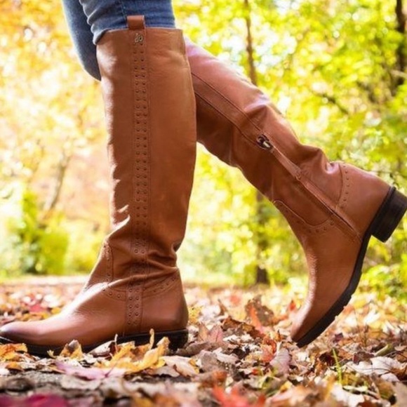 NWOB Sam Edelman Prina Riding Tall Boots Leather - Picture 2 of 5